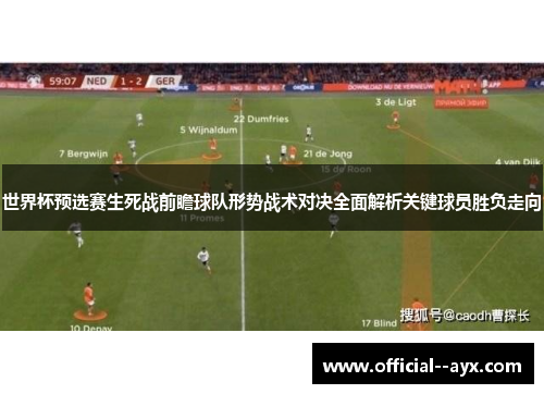 世界杯预选赛生死战前瞻球队形势战术对决全面解析关键球员胜负走向 世界杯预选赛生死战前瞻球队形势战术对决全面解析关键球员胜负走向